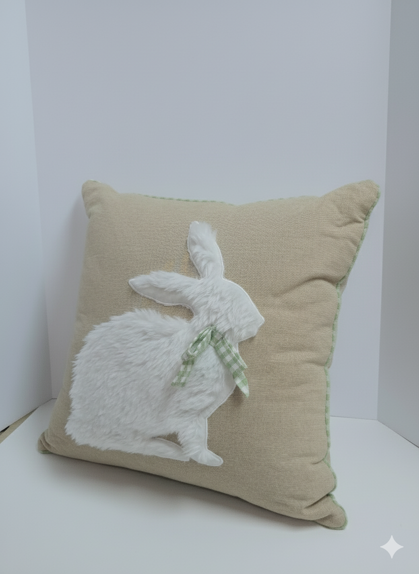 Easter Bunny Accent Pillow
